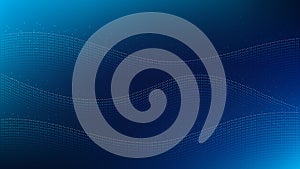 Abstract deep data technology background with dot wave pattern symbolizing advanced data analytics, big data flow, artificial