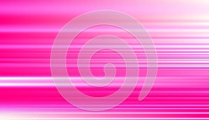 Abstract defocused horizontal background with horizontal smooth blurred lines. Vector eps. Barbie pink background