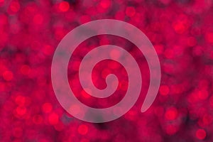 Abstract defocused red background