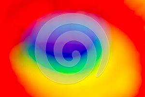 Abstract defocussed background with rainbow colours