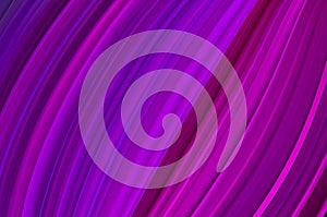 Abstract with deformation of parallel lines. Gradation. Magenta
