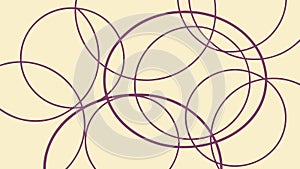 Abstract dense overlapping circular lines texture, vector design Generative AI