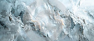Abstract Depiction of Ice and Snow
