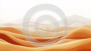 Abstract Desert Landscape Digital Art