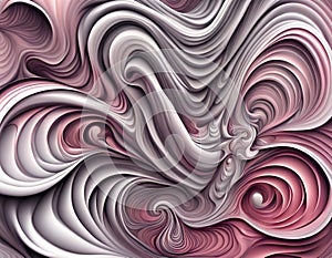 Abstract design background made of sensual curves