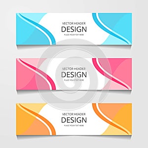 Abstract design banner, img