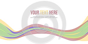 Abstract design banner website header