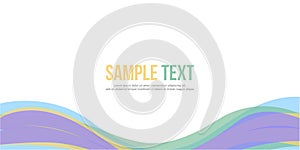 Abstract design banner website header