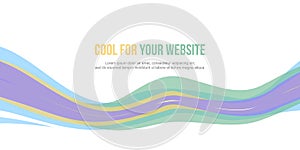 Abstract design banner website header