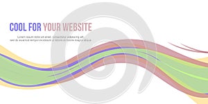 Abstract design banner website header