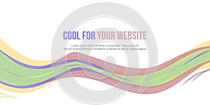 Abstract design banner website header