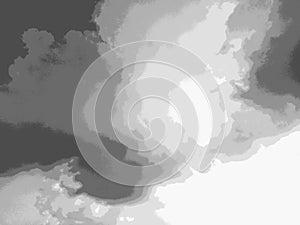 Black and white silhouettes