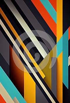 Abstract design color block geometric background