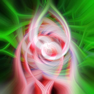 Abstract design Colorful twirls and whorls