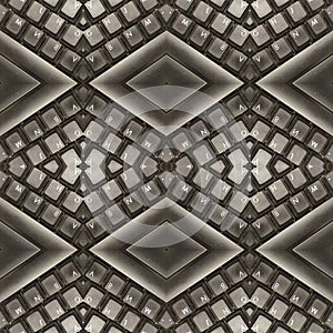 abstract design with computer keyboard image, background and texture
