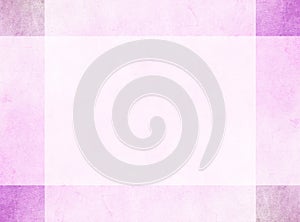 Abstract design concept. Subtle bright purple grunge border with darker corner squares.