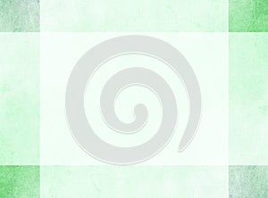 Abstract design concept. Subtle green grunge border with darker corner squares.