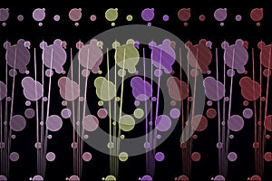 Abstract design with dark background photo