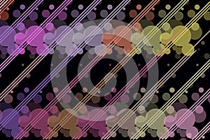 Abstract design with dark background photo
