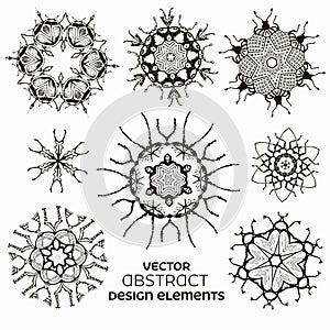 Abstract design elements set