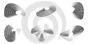 Abstract design elements. Set of linear elements for you design
