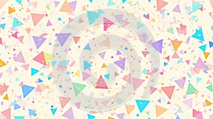 Colorful glowing shapes, with futuristic particles with glowing lines, create an abstract and dynamic design