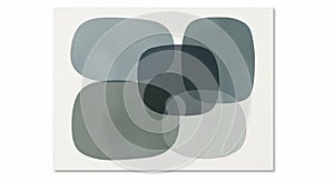 Abstract design featuring overlapping rounded rectangles