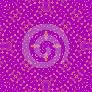 abstract design graphic background with radial decorations and hatches with a colorful kaleidoscopic effect