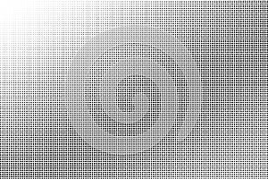 Abstract design halftone. Black dots on white background. Halftone background.