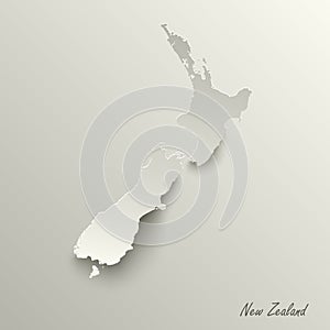 Abstract design map New Zealand template