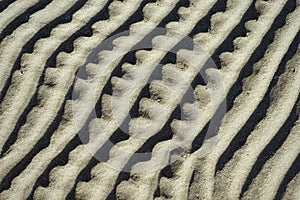 Abstract Design in Sand