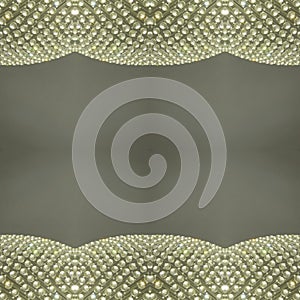 abstract design with small glass pieces and light in green color, background and texture photo