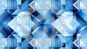 Curved Blue Abstract Design with Smooth Symmetry and Graphic Layout generated by AI tool