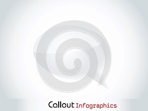 Abstract design - Speech bubble