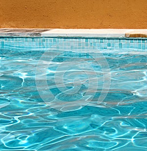 Abstract detail of poolside