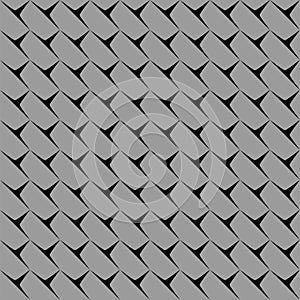 Abstract diagonal bricks seamless pattern. Vector illustration