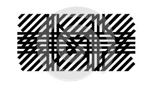 Abstract Diagonal Crosshatch Pattern for Modern Backgrounds, vector design Generative AI