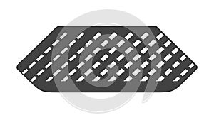 Abstract Diagonal Grid Pattern: Dark Geometric Textured Background, vector design Generative AI