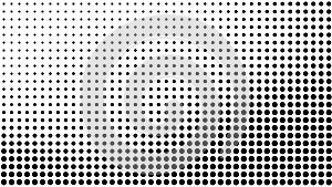 Diagonal Halftone Fading Dot Pattern