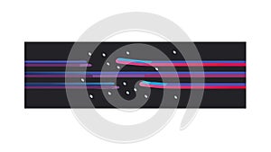 Abstract Diagonal Lines Digital Speed Dark Background vector design Generative AI