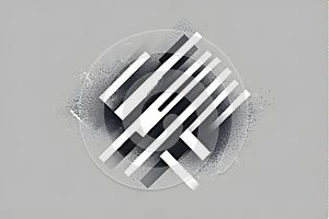 Abstract diagonal lines and dot textures