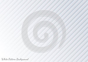 Abstract diagonal lines light silver background vector. Modern white and gray background