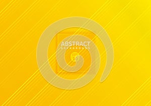 Abstract diagonal lines pattern yellow color tone background with copy space