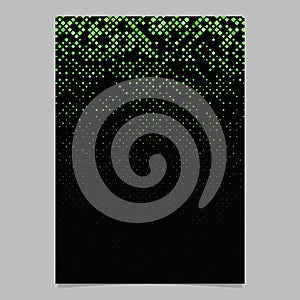 Abstract diagonal square pattern background flyer template