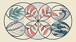 Abstract diagonal striped pattern with dynamic flow, vector design Generative AI