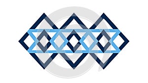 Abstract Diamond Grid Vector: Interlocking Geometric Pattern Design, vector design Generative AI