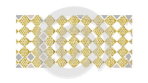 Abstract Diamond and Square Grid Pattern in Warm Tones, vector design Generative AI