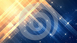 Abstract Diagonal Light Rays and Stars Background