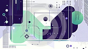 Abstract Geometric Background. Modern Minimal Design Backdrop.