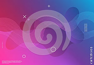 Abstract digital artwork featuring a gradient background blending